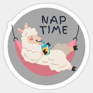 most likely to take a nap Sticker Sticker